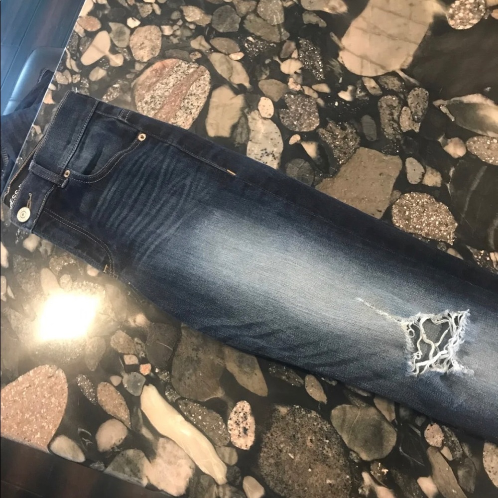 Express jeans leggings distressed 0R